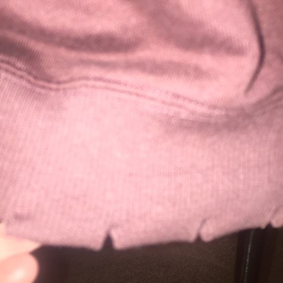 Maroon distressed sweatshirt in beautiful burgundy - Picture 8 of 8